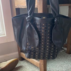 EUC Frye Black Leather Bag
